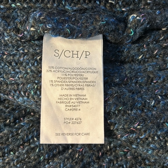 Cabi Blue Lagoon Trail Long Cardigan Sweater Duster Sz S Pockets 4276 Cozy Warm - Picture 10 of 10